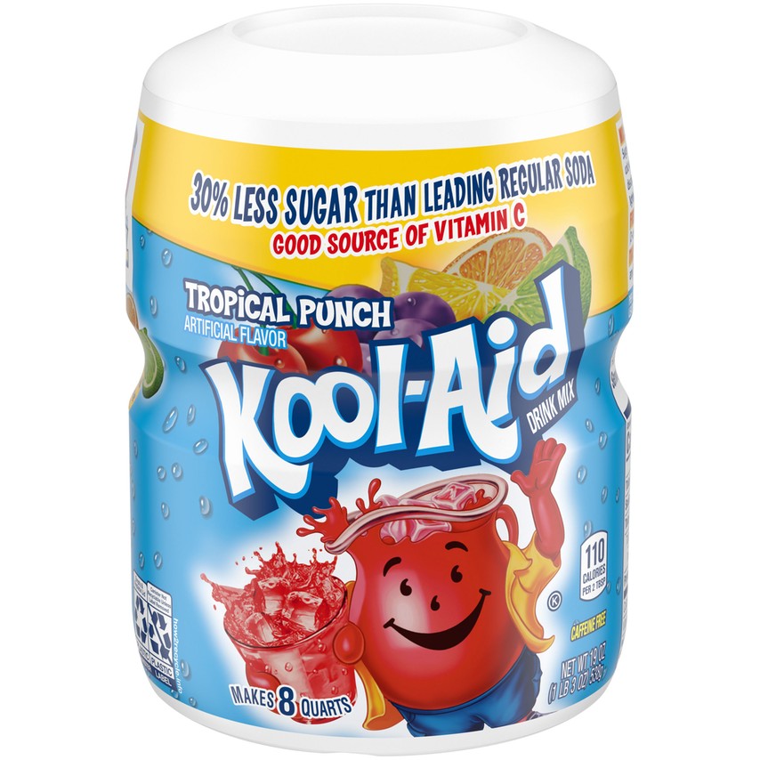 (image for) Kool-Aid Tropical Punch Sugar Sweetened 19 oz